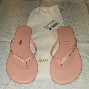 Tkees Pink Sandals sz 08 NWT